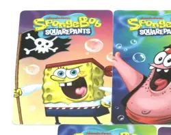 Round 1 Arcade SpongeBob Square Pants Rare Gary Coin Pusher Game 5 Cards C46 - Image 2