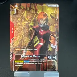 GCG Gundam Card Game GD01-093 R+ Marida Cruz English Foil NEAR MINT - Image 1