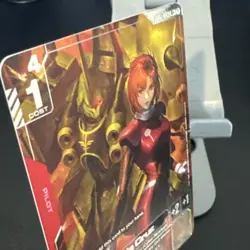 GCG Gundam Card Game GD01-093 R+ Marida Cruz English Foil NEAR MINT - Image 4