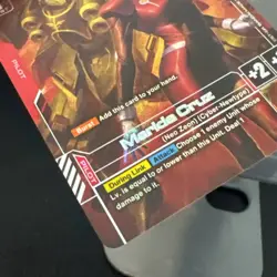 GCG Gundam Card Game GD01-093 R+ Marida Cruz English Foil NEAR MINT - Image 5