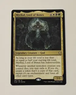 MTG Myrkul, Lord of Bones - Commander Legends Battle for Baldur's Gate NM - Image 1