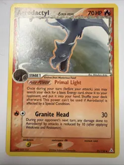 Aerodactyl (Delta Species) 35/110 Holon Phantoms Non Holo Pokemon Card - Image 1