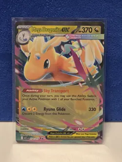 Pokemon Ascended Heros Mega Dragonite EX Trading Card 152/217 - Image 1