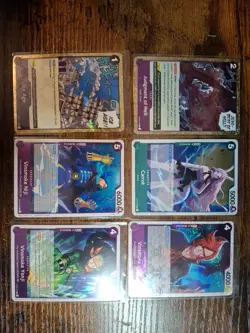 One Piece TCG Card Lot Of 6 Cards As Pictured **Combine Ship ** - Image 1