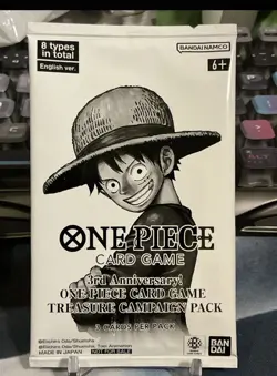 One Piece Card Game ENGLISH 3rd Anniversary! Treasure Campaign 15 Packs SEALED - Image 1