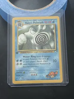 Pokemon Card - Misty's Poliwrath 1st Edition Gym Heroes 31/132 Rare - Image 3