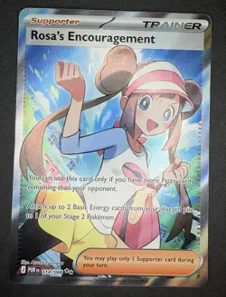 Rosa's Encouragement 114/088 Full Art Perfect Order Pokemon Card - Image 1