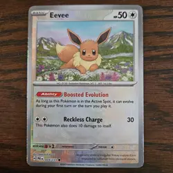 Pokemon TCG Evolutions Eevee Holo Prismatic Card 074/131 Master Ball - Image 2