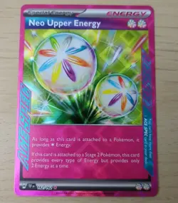Pokemon Neo Upper Energy 162/162 Temporal Forces TCG Card - Image 2