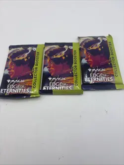MTG Edge of Eternities Collector Booster Pack X3 English New Factory Sealed - Image 1