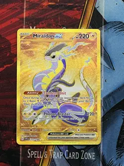 Pokemon TCG Miraidon EX Holo Card 253/198 Scarlet & Violet Base Set - Image 1