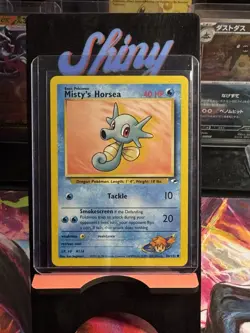 Pokemon TCG Misty's Horsea Gym Heroes Unlimited Common Card 86/132 - Image 1