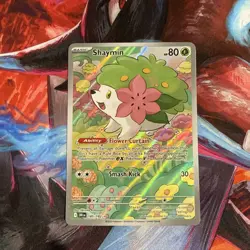 Shaymin 185/182 Sv10: Destined Rivals Holo Illustration Card NM-MT Condition - Image 1