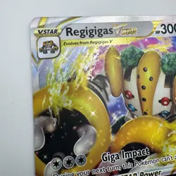 Pokemon TCG Regigigas VSTAR 114/159 SWSH Crown Zenith Half Art Card Near Mint - Image 5