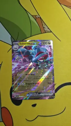 Pokemon TCG Salamence EX 114/159 Journey Together Stamped Promo Card - Image 1