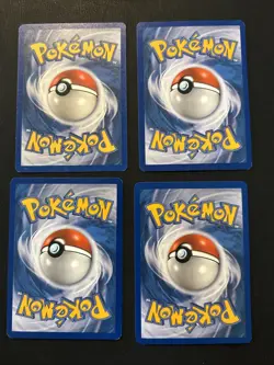 Pokemon TCG- Artist Lot- Yuka Morri & Adachi 4 Card Non Holo Vintage Lot - Image 3