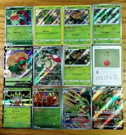 Lot of 12 Cards Applin Appletun Flapple Dipplin Hydrapple Pokemon Holo - Image 1