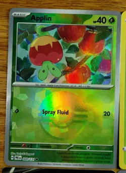 Lot of 12 Cards Applin Appletun Flapple Dipplin Hydrapple Pokemon Holo - Image 3