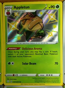 Lot of 12 Cards Applin Appletun Flapple Dipplin Hydrapple Pokemon Holo - Image 5