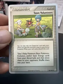 Pokemon 2004 World Championship Town Volunteers Trainer Card 136/147 - Image 1