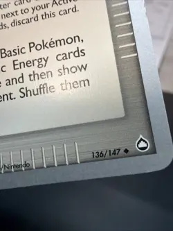 Pokemon 2004 World Championship Town Volunteers Trainer Card 136/147 - Image 5