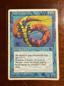 MTG - Magic The Gathering - Lord Of Atlantis - 4th Edition- - Image 1