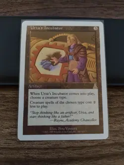 MTG Magic 1x WHITE BORDER ALTER Urza's Incubator (Urza's Destiny) x1 - Image 1
