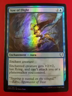 1x Vow of Flight | FOIL | Commander Legends | MTG Magic Cards - Image 1
