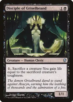 1x Disciple of Griselbrand NM Eng MTG - Commander 2013 - Image 1