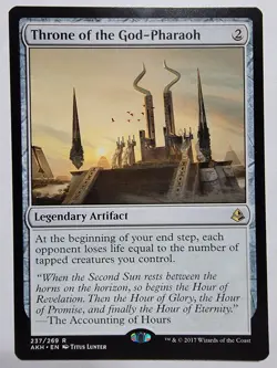 Throne of the God-Pharaoh Amonkhet Regular magic the gathering - Image 1