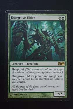 Magic The Gathering MTG DUNGROVE ELDER Magic 2012 MP Moderately Played - Image 1