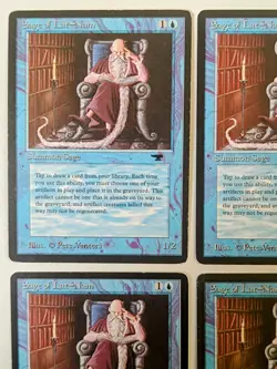 MtG 4 x Sage Of Lat-Nam - Antiquities - Magic The Gathering - Full Playset - Image 2