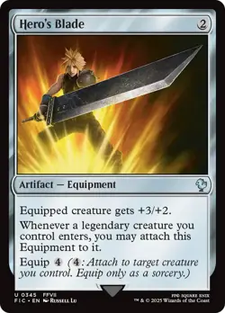 Hero's Blade [FINAL FANTASY Commander] Magic MTG - Image 1