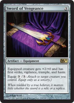 MTG - Sword of Vengeance - Magic 2011 - MP, English Magic FLAT RATE SHIP - Image 1