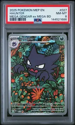 Pokemon Haunter 027 Mega Evolution Promo PSA 8 - Image 1