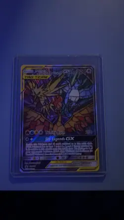 Pokemon Moltres & Zapdos & Articuno GX SM210 Sm Promo Holo 300 HP TAG TEAM Card - Image 1