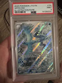 Articuno 161/159 Journey Together Holo Pokemon Card PSA 9 Illustration Rare - Image 1