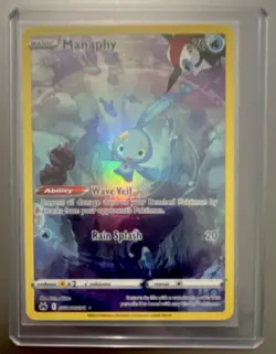 Pokemon Manaphy Crown Zenith Galarian Gallery Ultra Rare Holo Card GG06/GG70 - Image 1