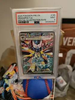 2025 POKEMON PRISMATIC EVOLUTIONS SPECIAL ILLUSTRATION RARE DRAGAPULT EX PSA 9 - Image 1