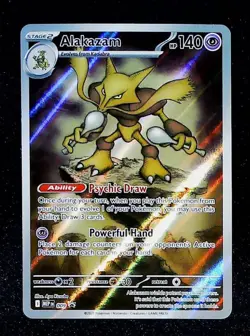 Pokemon Mega Evolution Promos #9 Alakazam Full Art Holo - Image 1