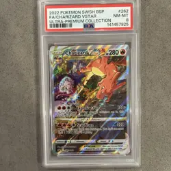Pokemon Charizard VSTAR SWSH262 Ultra-Premium Promo Holo PSA 8 - Image 1