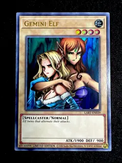 🔥 YUGIOH • GEMINI ELF • ULTRA RARE • LART-EN039 • LIMITED EDITION • NM 🔥 - Image 1