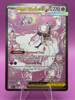 Mega Diancie EX 282/217 Pokemon Ascended Heroes SIR NM - Image 1