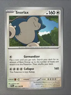Pokemon TCG * Snorlax 63/088 Common * Mega Evolution Perfect Order * FRESH PK - Image 1