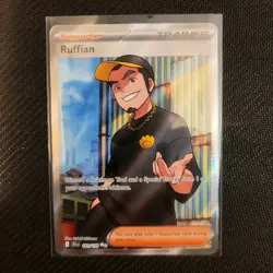 Pokemon TCG Ruffian 181/159 Journey Together Ultra Rare Full Art Trainer NM - Image 1