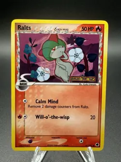 Pokemon TCG Dragon Frontiers Stamped Reverse Holo Ralts 61/101 Near Mint - Image 1