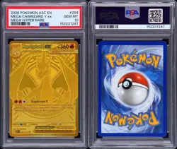 Pokemon Mega Charizard Y EX 294/217 Ascended Heroes Hyper Rare Holo PSA 10 - Image 1