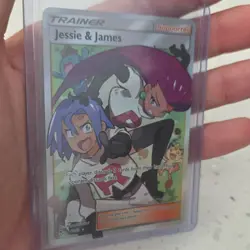 Pokemon TCG Jessie & James Full Art Trainer Ultra Rare Holo Hidden Fates 68/68 - Image 5