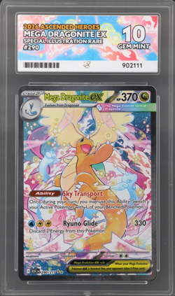 Pokemon TCG | Ascended Heroes | Mega Dragonite SIR 290/217 | Ace 10 | Read Desc* - Image 3