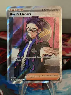 Pokemon Boss's Orders 256/217 Me: Ascended Heroes Ultra Rare Full Art - Image 1